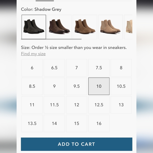 Thursday Boot Co. Men's Cavalier Chelsea boots, size 10. Lightly worn. - Picture 2 of 8